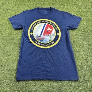 COAST GUARD STATION GALVESTON SHIRT Size S NWOT SOFFE